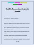 Mort 201 Glossary Exam Study Guide Solutions