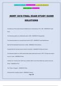 MORT 3018 FINAL EXAM STUDY GUIDE SOLUTIONS