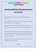 Final Exam MGT301 NAU Exam Questions and Answers