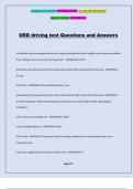 ORD driving test Questions and Answers