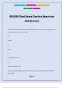 OSG202 Final Exam Practice Questions and Answers