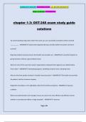 chapter 1-3: OST-248 exam study guide solutions