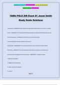 TAMU POLS 206 Exam #1 Jason Smith Study Guide Solutions