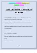 UWEC AIS 240 EXAM #2 STUDY GUIDE SOLUTIONS