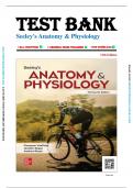 Test Bank for Seeleys Anatomy and Physiology, 13th Edition by Cinnamon VanPutte, All Chapters 1-29