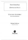 Test Bank for College Algebra, 11th Edition, Michael Sullivan