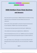 USAG SafeSport Exam Study Questions and Answers