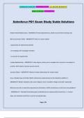 Salesforce PD1 Exam Study Guide Solutions