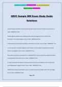 SBVC Sample WW Exam Study Guide Solutions