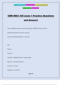 UMD BSCI 330 exam 1 Practice Questions and Answers