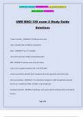 UMD BSCI 330 exam 2 Study Guide Solutions