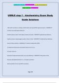 USMLE step 1 – biochemistry Exam Study Guide Solutions