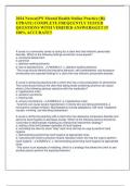 2024 Newest|PN Mental Health Online Practice (B)| UPDATE| COMPLETE FREQUENTLY TESTED QUESTIONS WITH VERIFIED ANSWERS|GET IT 100% ACCURATE!! A nurse in a community center is caring for a client who has histrionic personality disorder. Which of the followin