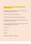 CONCEPT BASED ASSESSMENT (ATI RN) LEVEL 1 QUESTIONS CORRECTLY ANSWERED A+ GRADED. A nurse is teaching sleep hygiene to a client who has insomnia. Which of the following statements should the nurse 