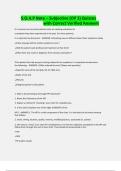 S.O.A.P Note – Subjective (OP 3) Quizzes with Correct Verified Answers It is common to encounter patients who are seeking evaluation for a symptom they have experienced in the past. For these patients, it is important to document: - ANSWER  Anything new o