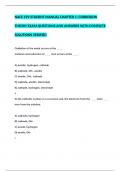 NACE CP2 STUDENT MANUAL CHAPTER 1: CORROSION THEORY EXAM QUESTIONS AND ANSWERS WITH COMPLETE SOLUTIONS VERIFIED