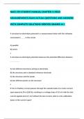 NACE CP2 STUDENT MANUAL CHAPTER 3: FIELD MEASUREMENTS EXAM ACTUAL QUESTIONS AND ANSWERS WITH COMPLETE SOLUTIONS VERIFIED GRADED A++