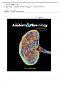 TEST BANK FOR  Exploring Anatomy & Physiology In The Laboratory  4th Edition  Author: Erin C. Amerman || All Chapters 1-29|| Newest Edition 