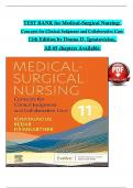 Test Bank For Medical-Surgical Nursing 11th Edition by Donna D Ignatavicius & M Linda Workman & Cherie Rebar & Nicole M Heimgartner All Chapters Fully Covered Newest Edition 2024 