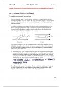 LAB 2 – MAGNETIC FIELDS COMPLETE ACTUAL EXAM (SOLVED 100%)