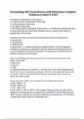 Hematology MLS Exam Review with Rationales Complete Solutions Graded A 2024