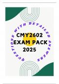 CMY2602 EXAM PACK 2025 (QUESTIONS & ANSWERS)