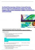 Test Bank Pharmacology A Patient-Centered Nursing Process Approach, 11th Edition byLinda E . McCuistion Chapter 1-58 |ultimate guide  100%  A+