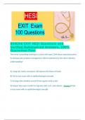  BSN366 EXIT HESI Questions and Verified Rationalized Answers, 100% Guarantee Pass The nurse is providing teaching to a client with type 2 DM about important points for disease and symptom management. Which statement by the client indicates understanding?