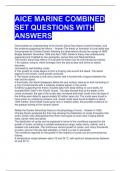 AICE MARINE COMBINED SET QUESTIONS WITH ANSWERS 