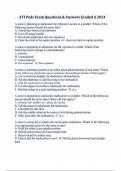 ATI Peds Exam Questions & Answers Graded A 2024