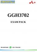 GGH3702 Exam Pack 2024