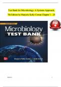 Test Bank For Microbiology : A Systems Approach 7th Edition By Marjorie Kelly Cowan , Heidi Smith (All Chapters) A+