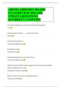 ARDMS SPI EXAM 2024-2025 (ACTUAL QUESTIONS AND CORRECT ANSWERS)