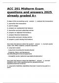 BYU ACC 200 Module 6 The Accounting Cycle II questions and answers 2025 already graded A+