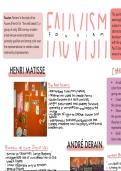 Grade 11 Visual Arts - Fauvism Summary