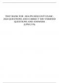 nlock Success with the Ultimate 2024 PN HESI EXIT Exam Test Bank: 500+ Verified Questions & Answers for LPN/LVN Excellence!Prepare to excel in your nursing career with our comprehensive 2024 PN HESI EXIT Exam Test Bank! Featuring over 500 verified questio