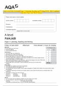 AQA A-LEVEL PANJABI Paper 3 Listening, Reading and Writing JUNE 2024 Combined Question Paper and Mark Scheme