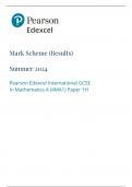 MATHS EDEXCEL IGCSE 2024 PAPERS (1h +2h with MS and QP)