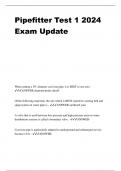 Pipefitter Test 1 2024 Exam Update