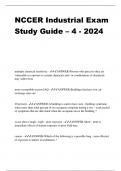 NCCER Industrial Exam Study Guide – 4 - 2024