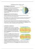 Zeer uitgebreide samenvatting - thema 'Systeem aarde' Aardrijkskunde