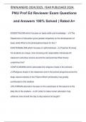 PNU Prof Ed Reviewer Exam Questions and Answers 100% Solved | Rated A+