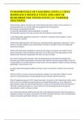 FUNDAMENTALS OF COACHING UNITS 1-3 TEST, DOMINANCE PROFILE STUFF, AND A BIT OF REMEMBER THE TITANS STUFF || A+ VERIFIED SOLUTIONS.