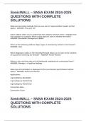 SonicWALL – SNSA EXAM 2024-2025 QUESTIONS WITH COMPLETE SOLUTIONS