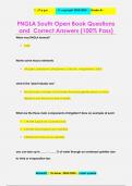 FNGLA South Open Book Questions  and Correct Answers (100% Pass)