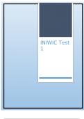 INIWIC Test 1