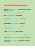 ACSM STUDY GUIDE questions with answers