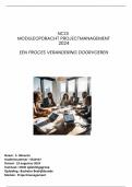 NCOI geslaagde module projectmanagement 2024, een procesverandering verbeteren, vijer 9 met feedback 