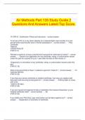 Air Methods Part 135 Study Guide 2 Questions And Answers Latest Top Score.