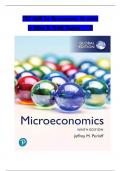 TEST BANK For Microeconomics, 9th Edition by Jeffrey M. Perloff, Verified Chapters 1 - 20, Complete Newest Version